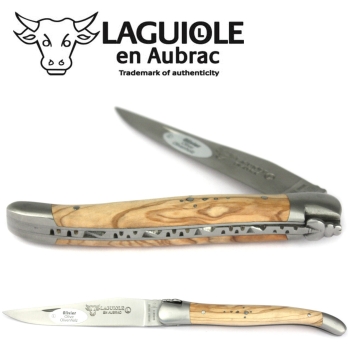 Laguiole Taschenmesser 12cm Griff in Olive