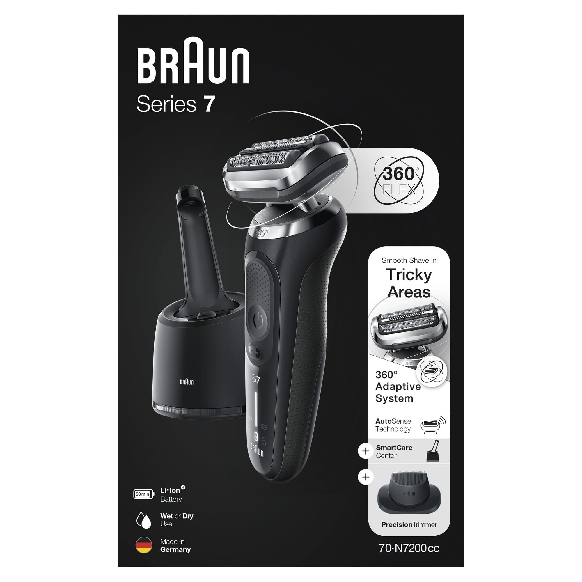 Braun-Serie-7-70 N7200cc-Reinigungstation-Ihr Rasierer
